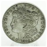 1884 Morgan Silver Dollar