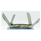 John 3:16 Pearl Scripture 4 Blade Congress Knife