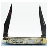 2nd Ammendment Right To Bear Arms Stockman Knife