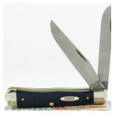 Case XX Navy Blue Large Trapper Knife