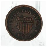 1863 Union Forever Civil War Token *Nice