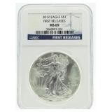 2012 MS69 American Eagle Silver Dollar