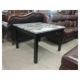 Ashley gray top table and 4 chairs