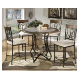 Ashley 314 Counterheight table & 4 barstools