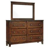 Ashley 645 Dresser & Mirror