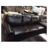 Ashley TOP GRAIN LEATHER designer sofa