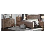 Ashley 714 King Rustic Bedroom Suit