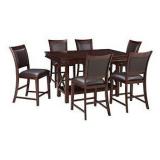 Ashley 564 counter height table and 6 barstools