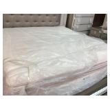 King koil king euro top mattress and box