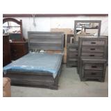 Elements Rustic Queen panel bedroom suite