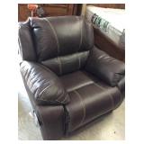 Simmons Brown Swivel Rocker Recliner