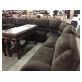 Ashley 567 triple reclining sectional