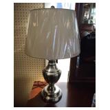 Ashley Nickel Brushed Table Lamps