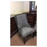 Charcoal grey accent chairs