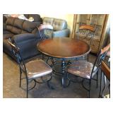 Ashley 316 Round Table & 4 Chairs