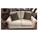 Ashley 130 designer love seat w