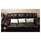 Ashley 288 Brown Reclining Sofa