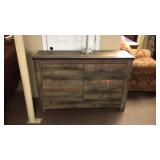 Ashley rustic 6 drawer dresser