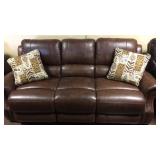 Elements LEATHER POWER reclining sofa & love seat