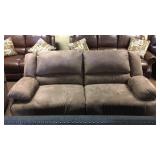 Ashley 578 Hogan Mocha Sofa & Loveseat