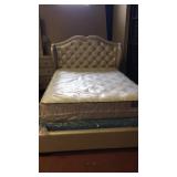 Ashley queen size designer tufted bed