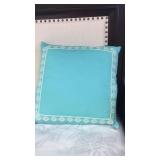 JCP turquoise large pillow