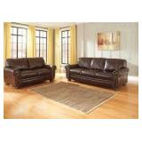 Ashley 504 LEATHER Sofa & Love Seat