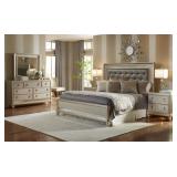 Samuel Lawrence Diva queen silver bedroom suite