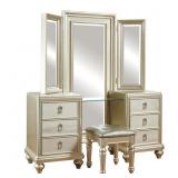 Samuel Lawrence batwing vanity with stool