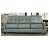 Ashley 591 LEATHER Sky Sofa & Love Seat