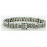 Rolex Style 1/2 ct Diamond Tennis Bracelet