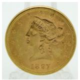 1897 AU/BU Liberty Head $10 Gold Piece