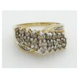 10kt Gold 1.00 ct Diamond Anniversary Ring