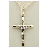 14kt Gold Cross Pendant