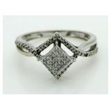 10kt Gold 1/2 ct Pave