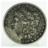 1887 Morgan Silver Dollar