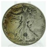 1947 Walking Liberty Silver Half Dollar