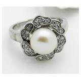 $600 Pearl Designer Ring