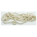 Genuine 96" Pearl Necklace