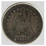 1841 Seated Liberty Silver DIme