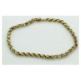 14kt Gold Large 7" Bracelet