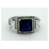 Princess Cut 3.00 ct Sapphire Designer Ring