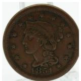 1851 Large Cent (NICE)