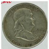 1950 Franklin Silver Half Dollar