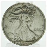 1937-D Walking Liberty Silver Half Dollar