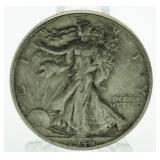 1945 Walking Liberty Silver Half Dollar