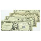 (5) 1935 Silver Certificates