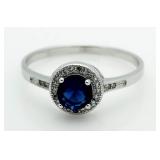 Gorgeous Sapphire Solitaire Ring