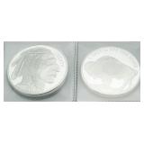 (5) Buffalo .999 Pure Silver Coins