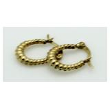 10kt Gold Hoop Earrings